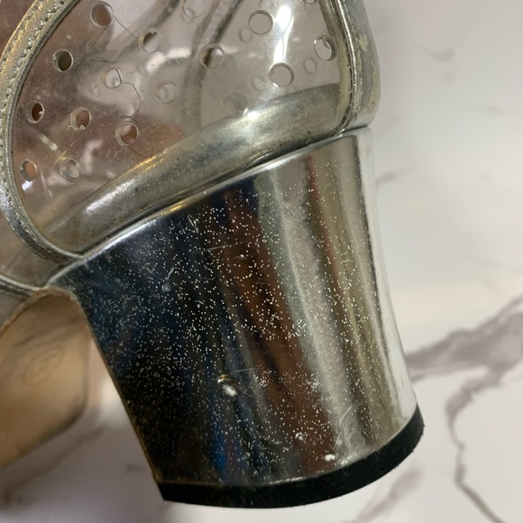 Chanel Clear Derby Shoes 37.5 - Picture 9 of 14